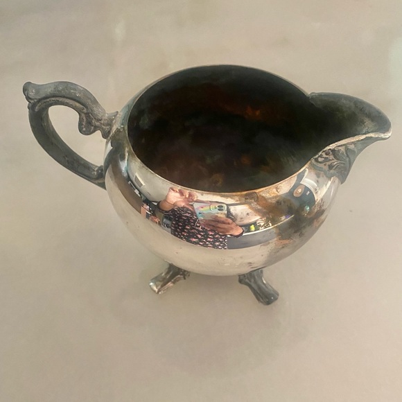 VTG Wm Rogers Silver Plate Creamer Dish - Picture 7 of 11